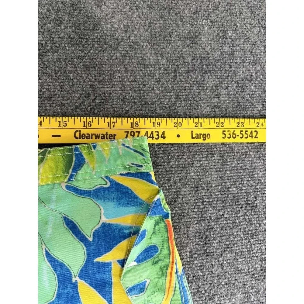 VINTAGE Polo Ralph Lauren Multi-Color Floral Paisley Cotton Cargo Shorts 36 RARE